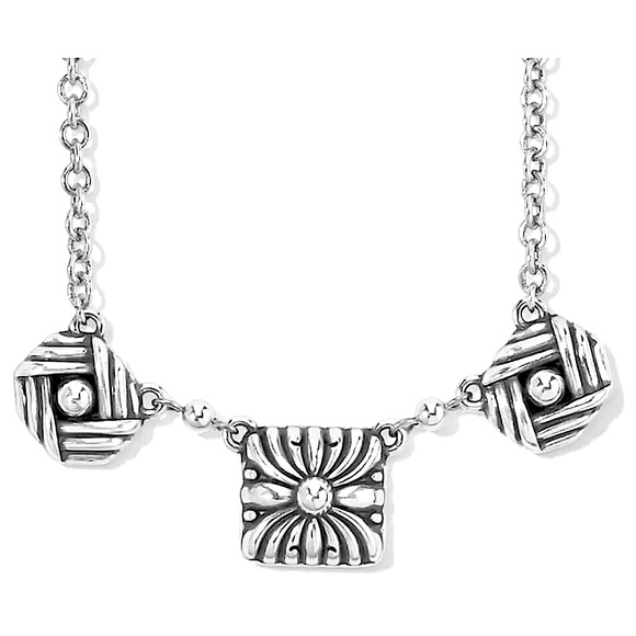 Brighton Jewelry - Brighton Sonora Motif Short Silver Necklace NWT
